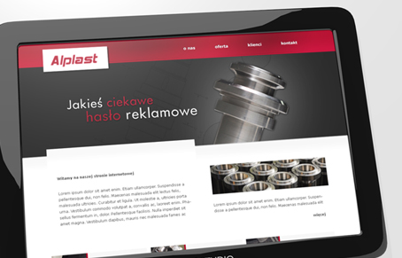 Strona internetowa - Alplast Poznań