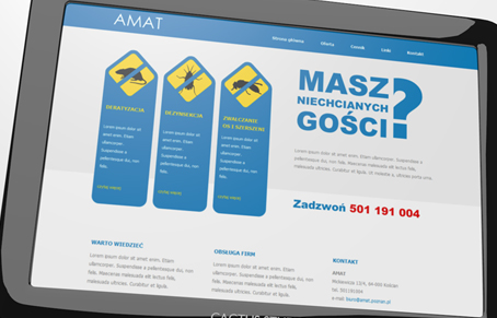 Strona internetowa - Amat